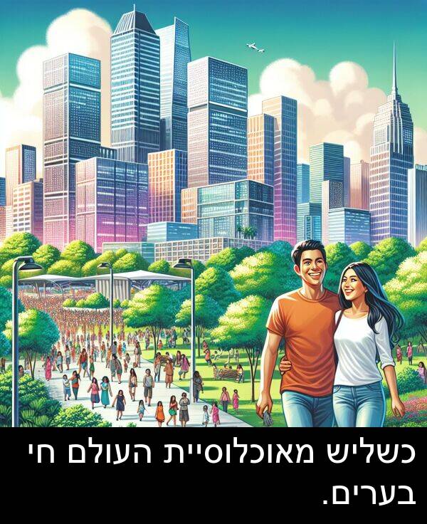 מאוכלוסיית: כשליש מאוכלוסיית העולם חי בערים.