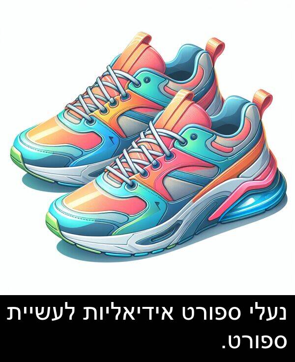 ספורט: נעלי ספורט אידיאליות לעשיית ספורט.