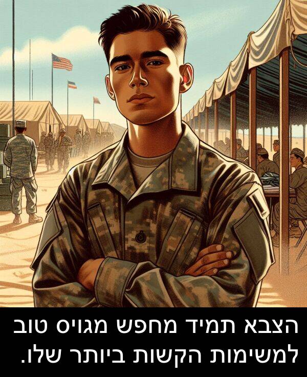 טוב: הצבא תמיד מחפש מגויס טוב למשימות הקשות ביותר שלו.