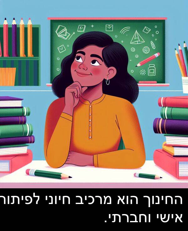 אישי: החינוך הוא מרכיב חיוני לפיתוח אישי וחברתי.