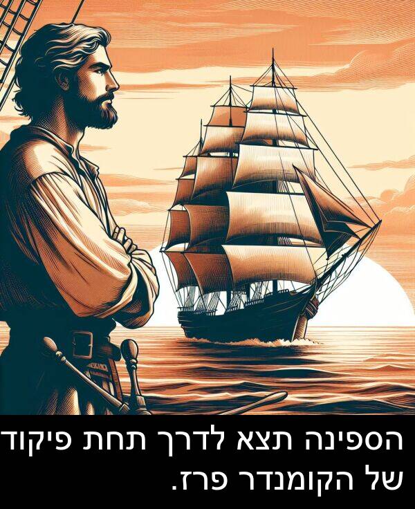 פרז: הספינה תצא לדרך תחת פיקודו של הקומנדר פרז.
