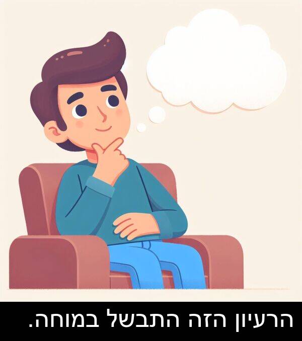 הזה: הרעיון הזה התבשל במוחה.
