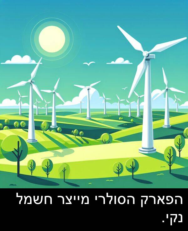 הסולרי: הפארק הסולרי מייצר חשמל נקי.