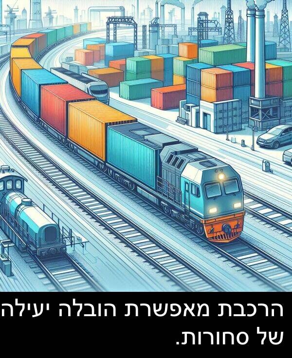 מאפשרת: הרכבת מאפשרת הובלה יעילה של סחורות.