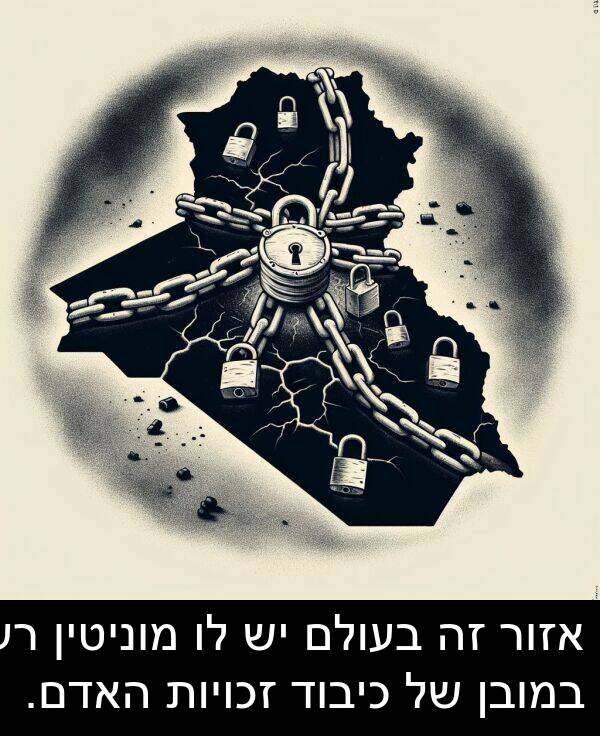 אזור: אזור זה בעולם יש לו מוניטין רע במובן של כיבוד זכויות האדם.