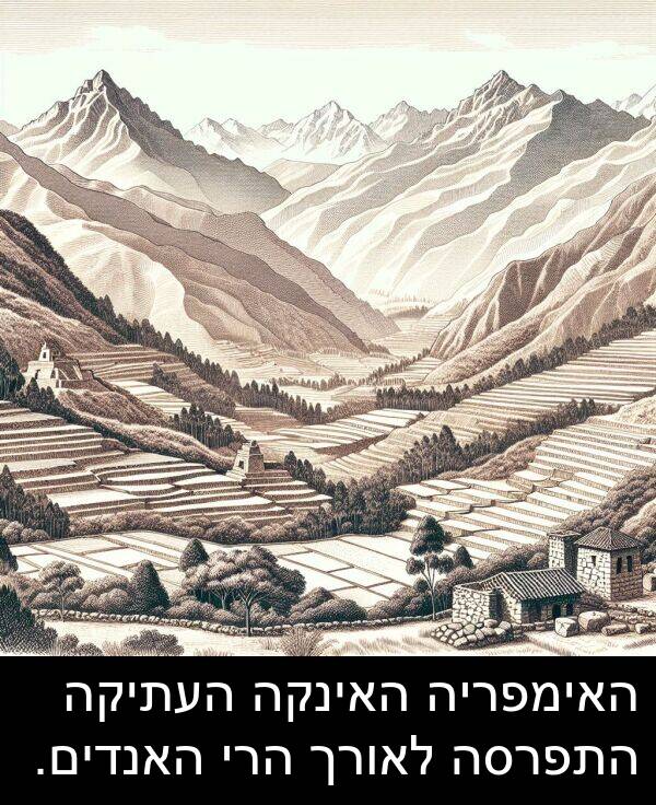 האינקה: האימפריה האינקה העתיקה התפרסה לאורך הרי האנדים.