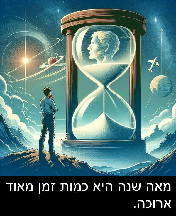 מאה: מאה שנה היא כמות זמן מאוד ארוכה.