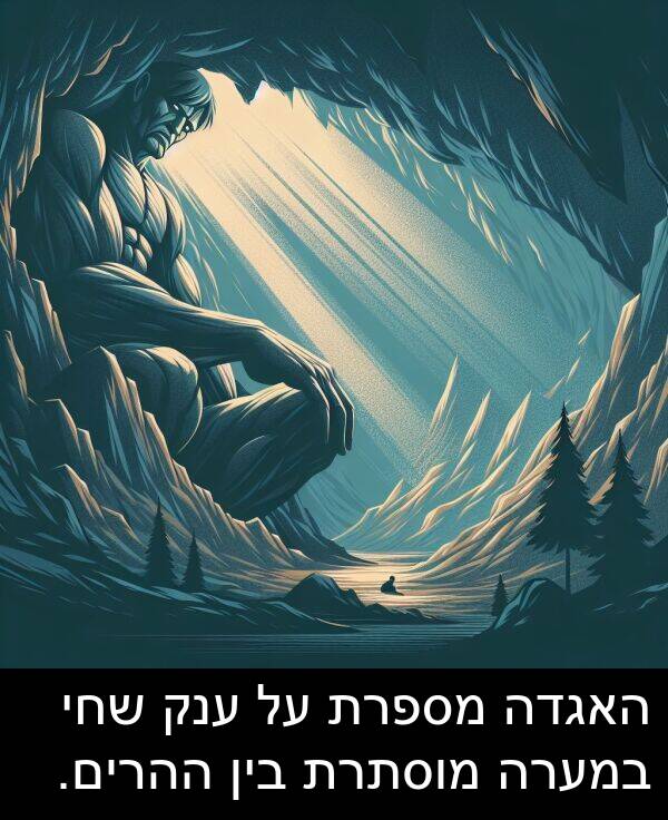 ענק: האגדה מספרת על ענק שחי במערה מוסתרת בין ההרים.