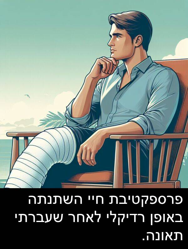 פרספקטיבת: פרספקטיבת חיי השתנתה באופן רדיקלי לאחר שעברתי תאונה.