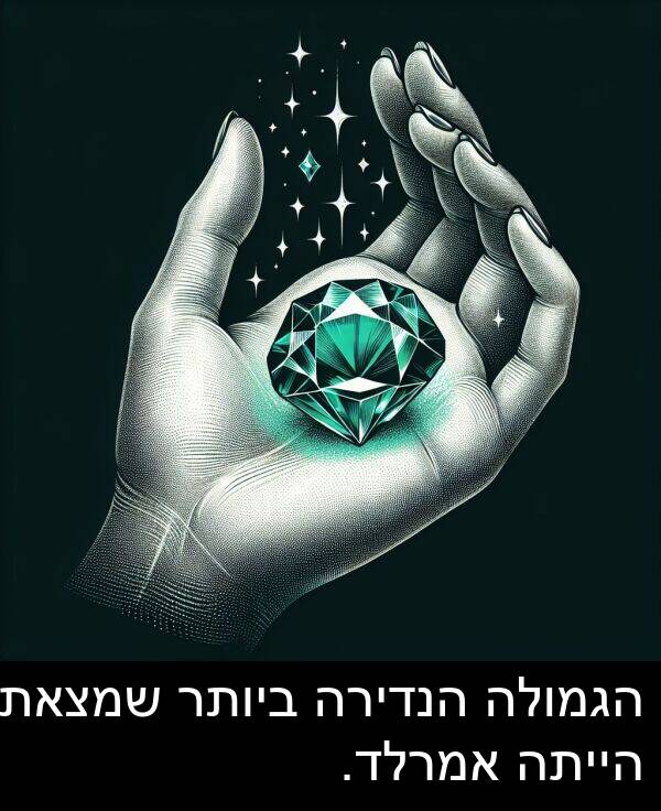 הנדירה: הגמולה הנדירה ביותר שמצאתי הייתה אמרלד.