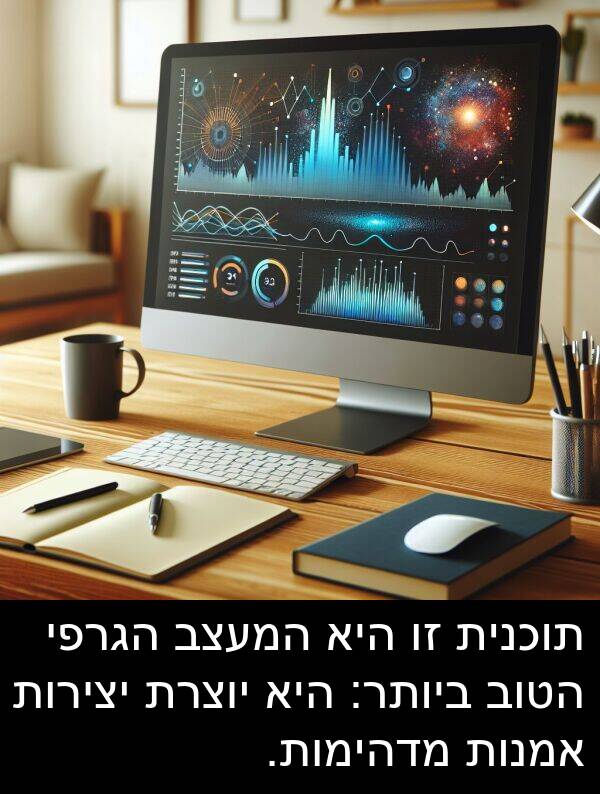 מדהימות: תוכנית זו היא המעצב הגרפי הטוב ביותר: היא יוצרת יצירות אמנות מדהימות.