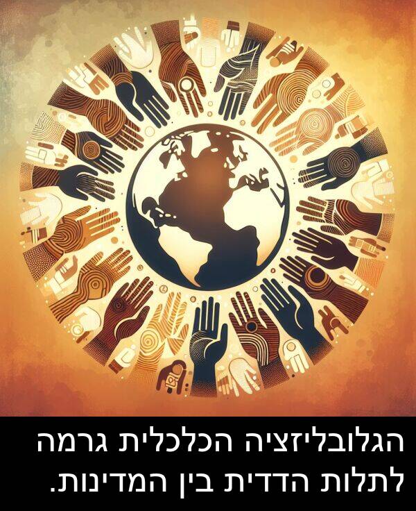 גרמה: הגלובליזציה הכלכלית גרמה לתלות הדדית בין המדינות.