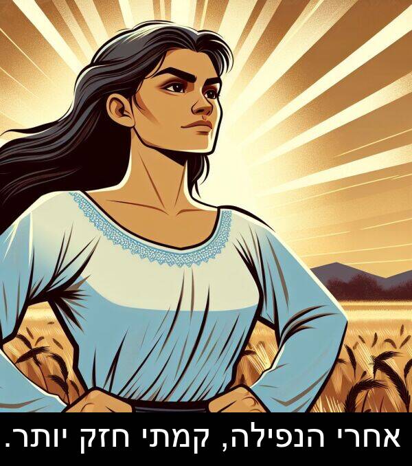 אחרי: אחרי הנפילה, קמתי חזק יותר.
