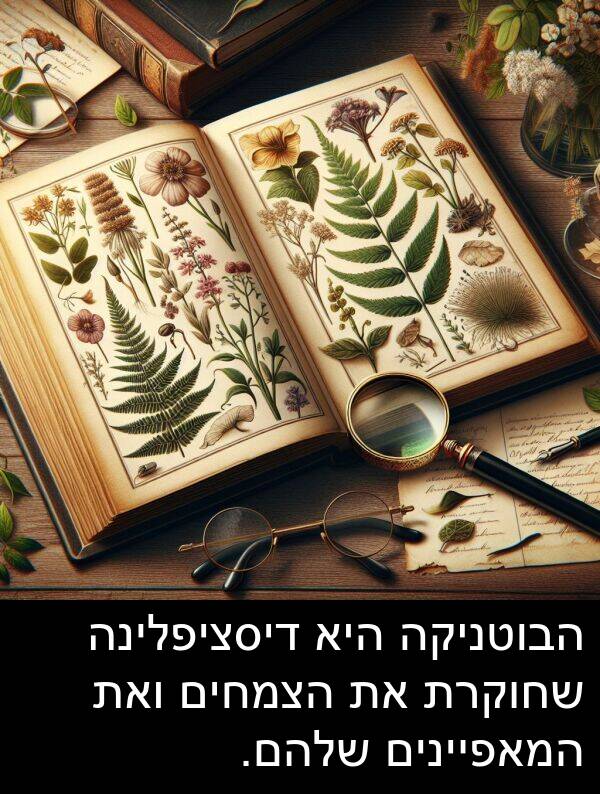 דיסציפלינה: הבוטניקה היא דיסציפלינה שחוקרת את הצמחים ואת המאפיינים שלהם.