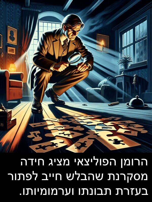 חייב: הרומן הפוליצאי מציג חידה מסקרנת שהבלש חייב לפתור בעזרת תבונתו וערמומיותו.