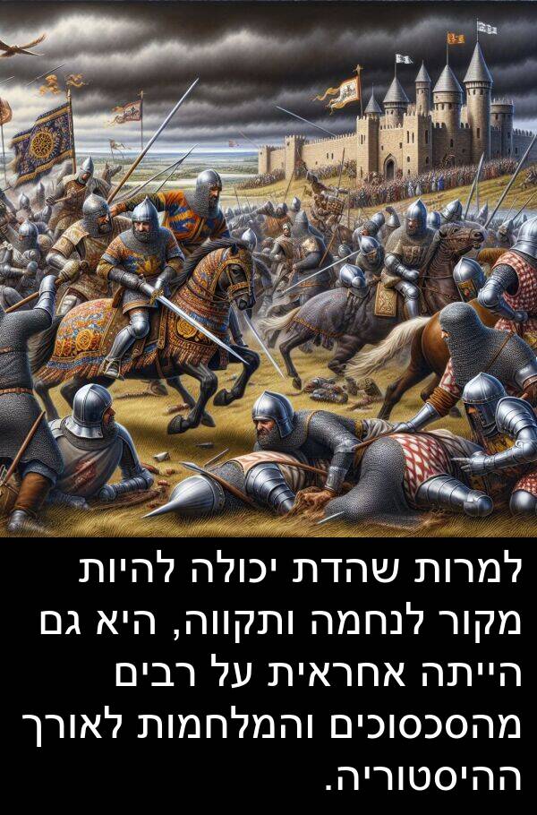אחראית: למרות שהדת יכולה להיות מקור לנחמה ותקווה, היא גם הייתה אחראית על רבים מהסכסוכים והמלחמות לאורך ההיסטוריה.