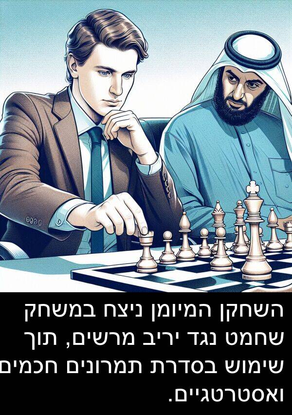 תוך: השחקן המיומן ניצח במשחק שחמט נגד יריב מרשים, תוך שימוש בסדרת תמרונים חכמים ואסטרטגיים.