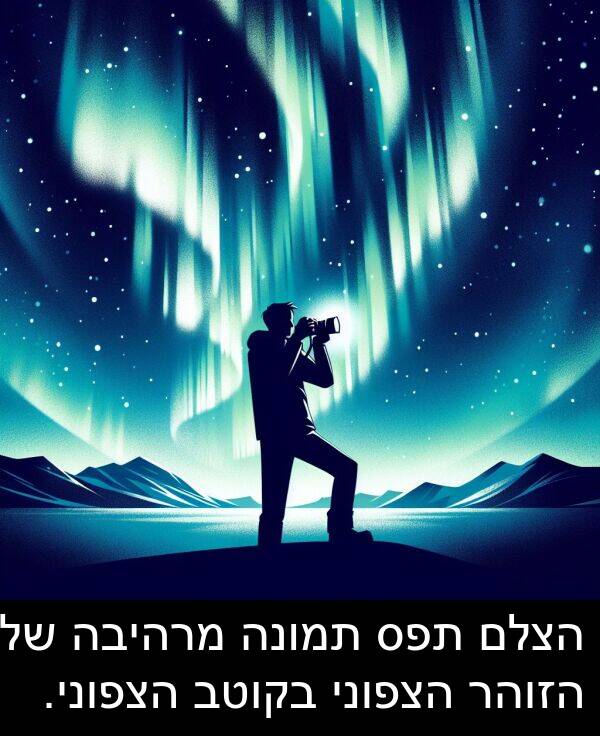 מרהיבה: הצלם תפס תמונה מרהיבה של הזוהר הצפוני בקוטב הצפוני.