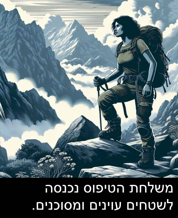 משלחת: משלחת הטיפוס נכנסה לשטחים עוינים ומסוכנים.