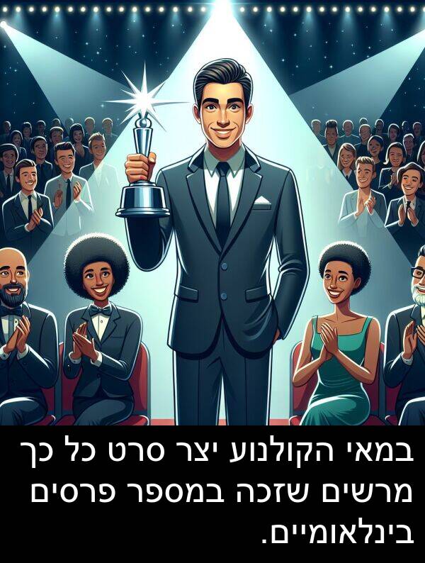 פרסים: במאי הקולנוע יצר סרט כל כך מרשים שזכה במספר פרסים בינלאומיים.