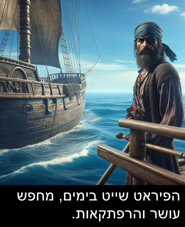 עושר: הפיראט שייט בימים, מחפש עושר והרפתקאות.