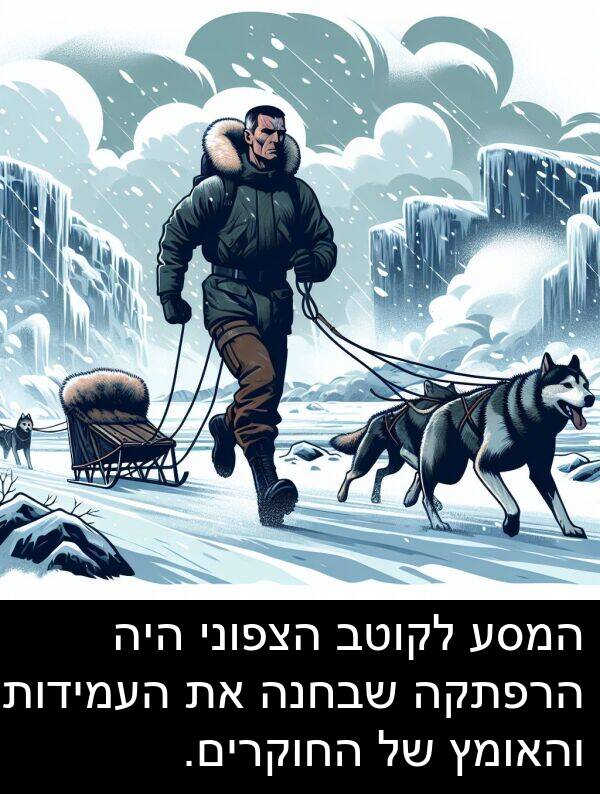 שבחנה: המסע לקוטב הצפוני היה הרפתקה שבחנה את העמידות והאומץ של החוקרים.