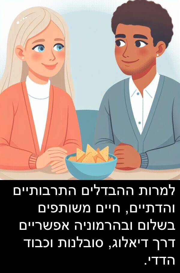 סובלנות: למרות ההבדלים התרבותיים והדתיים, חיים משותפים בשלום ובהרמוניה אפשריים דרך דיאלוג, סובלנות וכבוד הדדי.