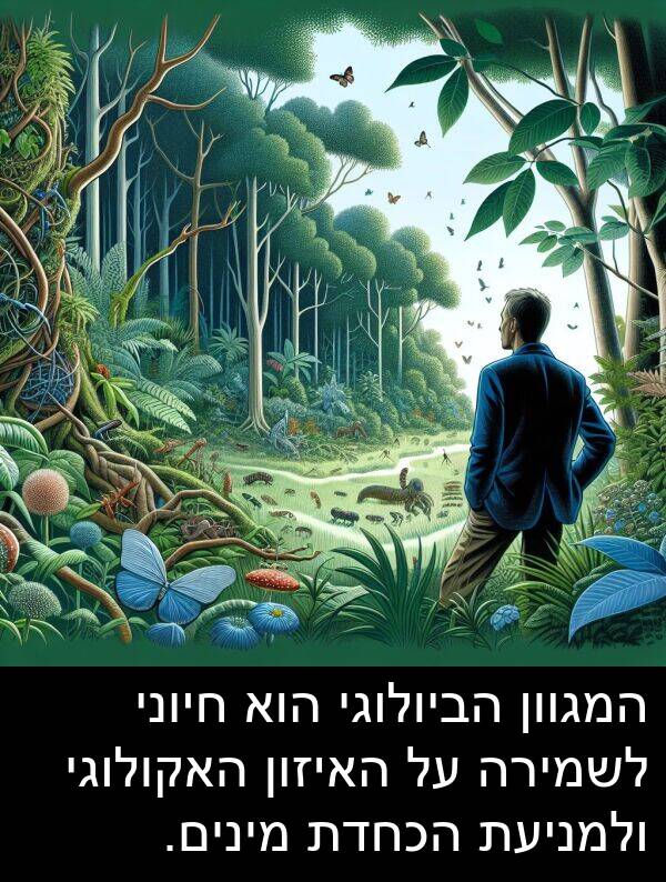 חיוני: המגוון הביולוגי הוא חיוני לשמירה על האיזון האקולוגי ולמניעת הכחדת מינים.