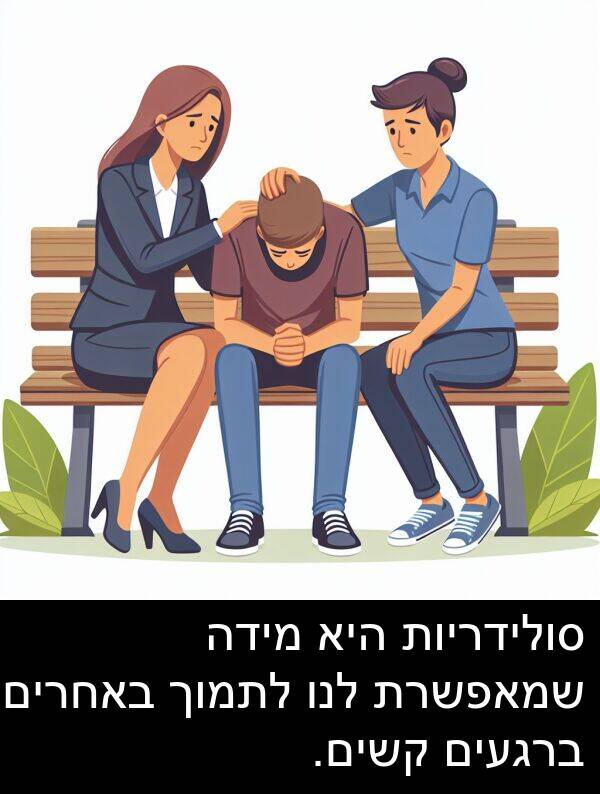 באחרים: סולידריות היא מידה שמאפשרת לנו לתמוך באחרים ברגעים קשים.