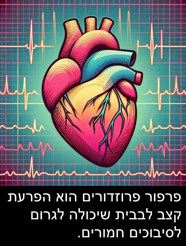 פרפור: פרפור פרוזדורים הוא הפרעת קצב לבבית שיכולה לגרום לסיבוכים חמורים.