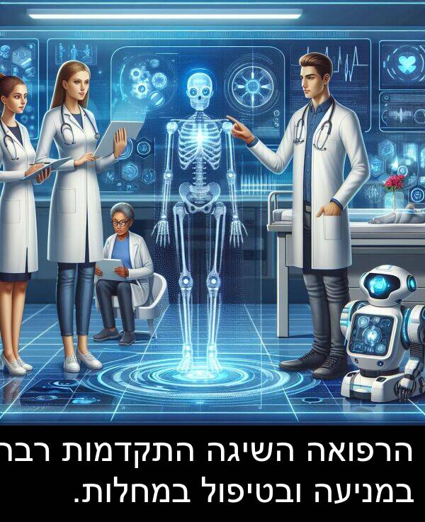 במניעה: הרפואה השיגה התקדמות רבה במניעה ובטיפול במחלות.