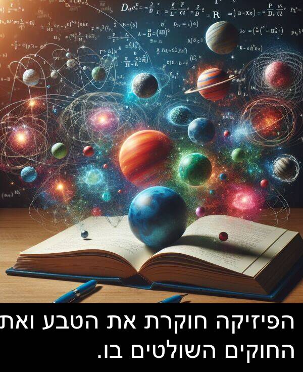 חוקרת: הפיזיקה חוקרת את הטבע ואת החוקים השולטים בו.