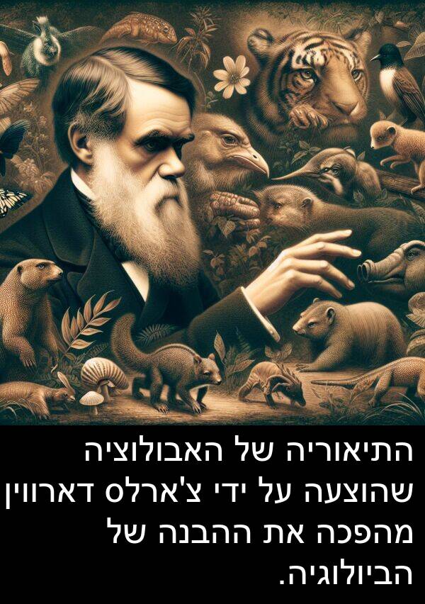 שהוצעה: התיאוריה של האבולוציה שהוצעה על ידי צ'ארלס דארווין מהפכה את ההבנה של הביולוגיה.