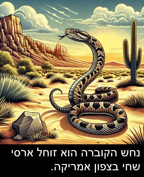 זוחל: נחש הקוברה הוא זוחל ארסי שחי בצפון אמריקה.