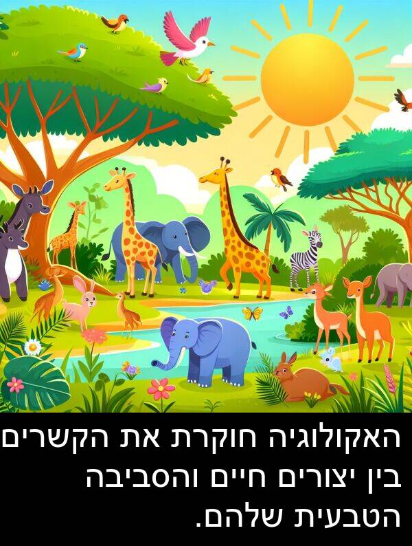 חוקרת: האקולוגיה חוקרת את הקשרים בין יצורים חיים והסביבה הטבעית שלהם.