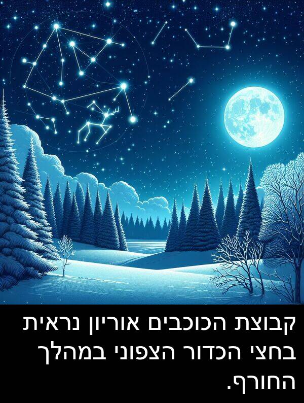 אוריון: קבוצת הכוכבים אוריון נראית בחצי הכדור הצפוני במהלך החורף.
