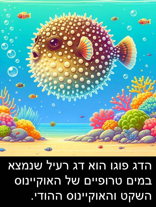 פוגו: הדג פוגו הוא דג רעיל שנמצא במים טרופיים של האוקיינוס השקט והאוקיינוס ההודי.