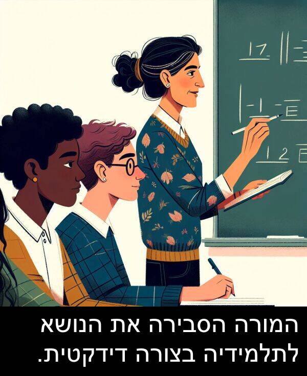 דידקטית: המורה הסבירה את הנושא לתלמידיה בצורה דידקטית.