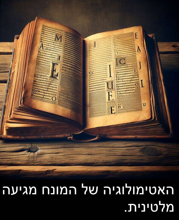 מגיעה: האטימולוגיה של המונח מגיעה מלטינית.
