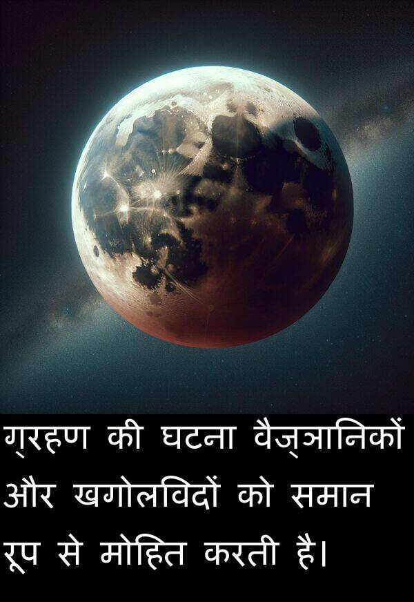 खगोलविदों: ग्रहण की घटना वैज्ञानिकों और खगोलविदों को समान रूप से मोहित करती है।