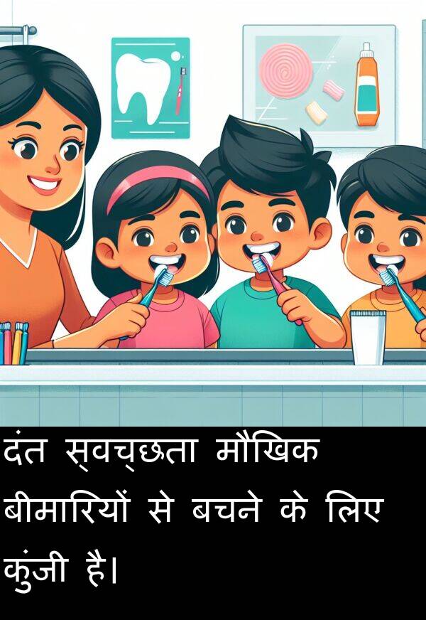 बचने: दंत स्वच्छता मौखिक बीमारियों से बचने के लिए कुंजी है।