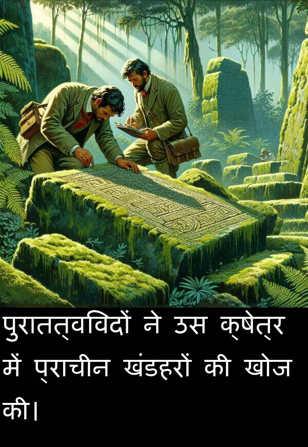 खोज: पुरातत्वविदों ने उस क्षेत्र में प्राचीन खंडहरों की खोज की।