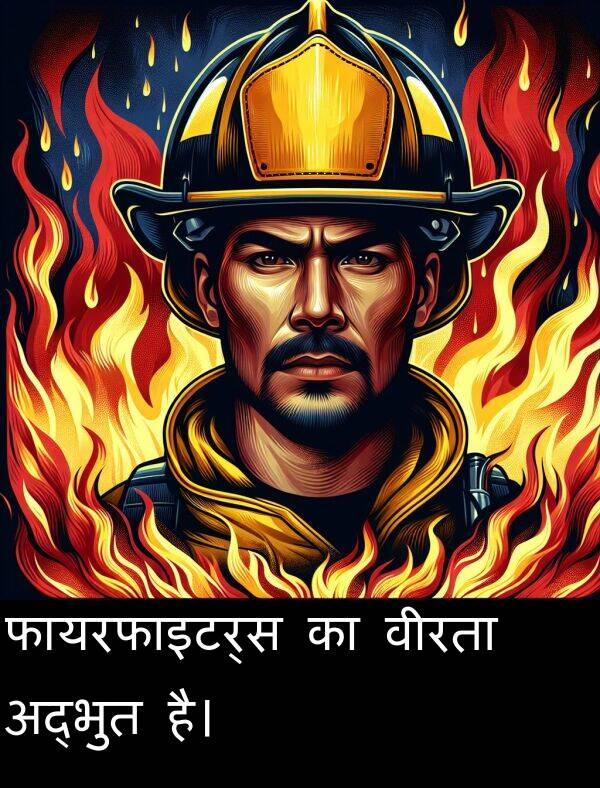 फायरफाइटर्स: फायरफाइटर्स का वीरता अद्भुत है।