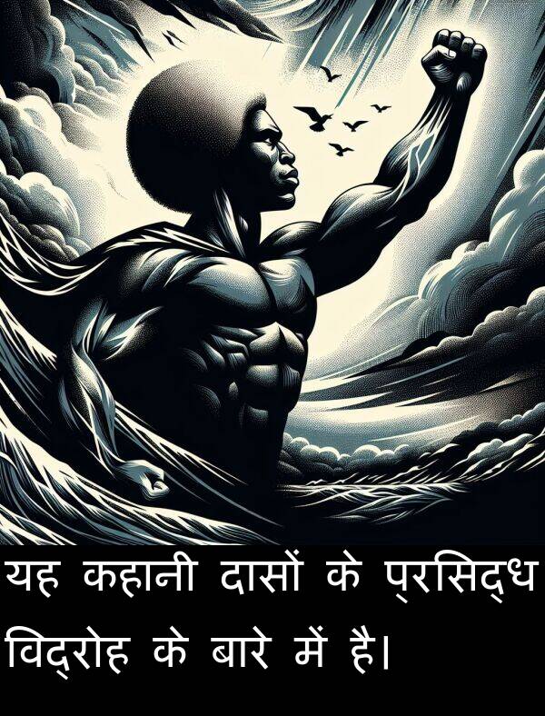 विद्रोह: यह कहानी दासों के प्रसिद्ध विद्रोह के बारे में है।