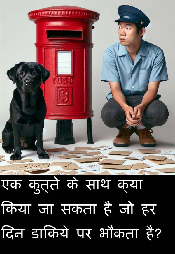 भौंकता: एक कुत्ते के साथ क्या किया जा सकता है जो हर दिन डाकिये पर भौंकता है?