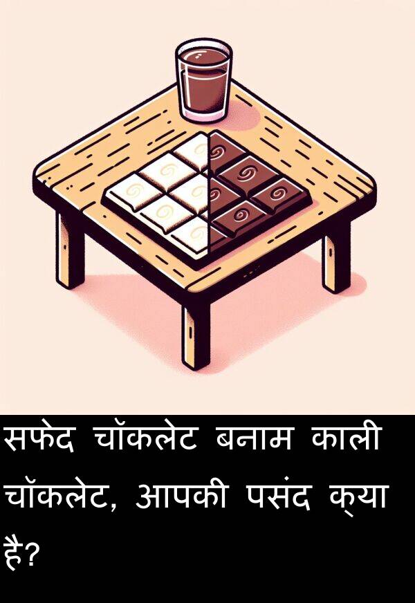 पसंद: सफेद चॉकलेट बनाम काली चॉकलेट, आपकी पसंद क्या है?