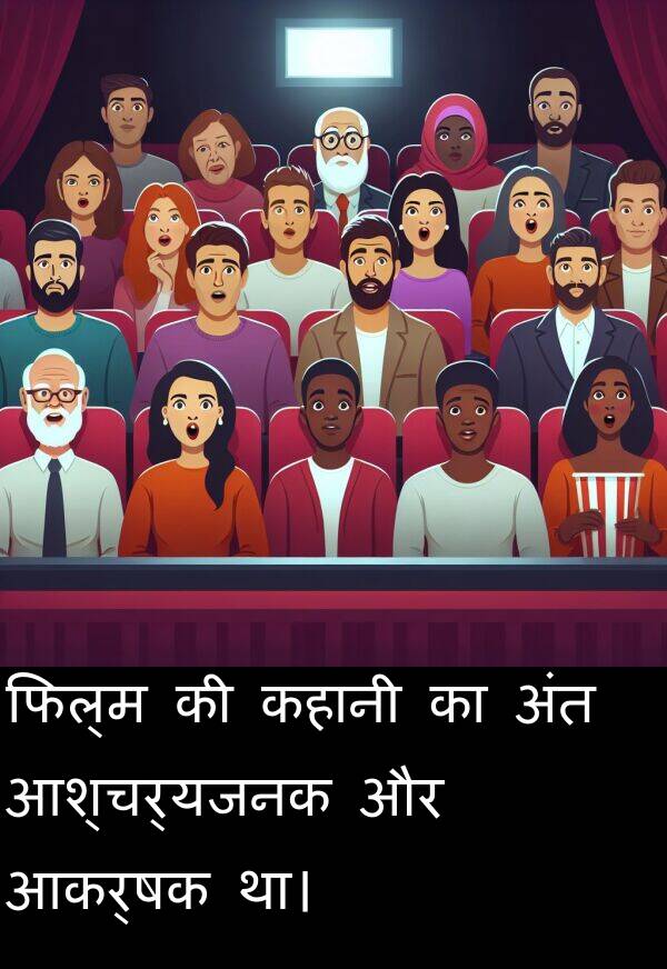अंत: फिल्म की कहानी का अंत आश्चर्यजनक और आकर्षक था।
