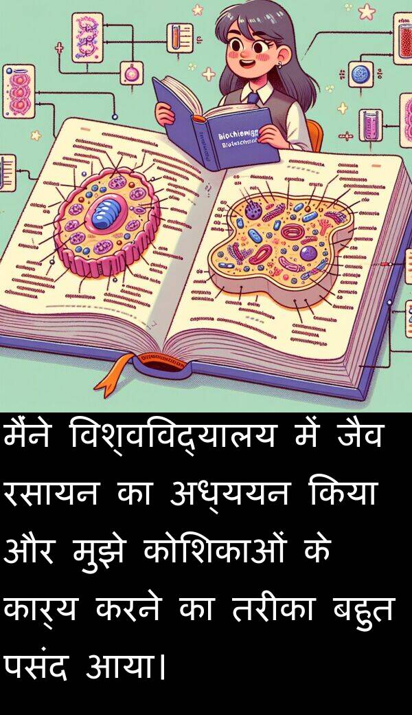 विश्वविद्यालय: मैंने विश्वविद्यालय में जैव रसायन का अध्ययन किया और मुझे कोशिकाओं के कार्य करने का तरीका बहुत पसंद आया।