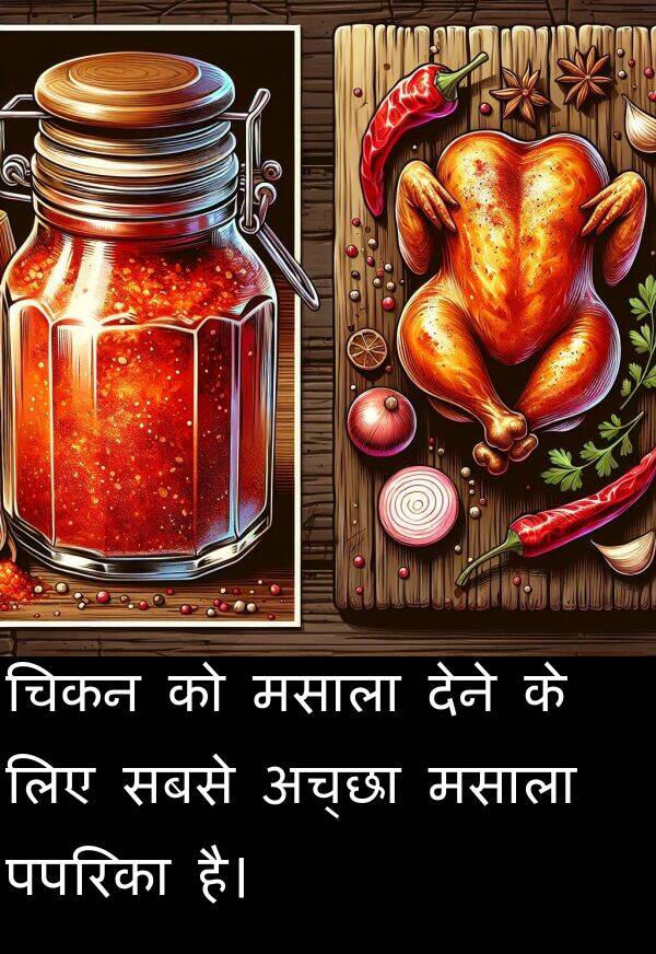 पपरिका: चिकन को मसाला देने के लिए सबसे अच्छा मसाला पपरिका है।