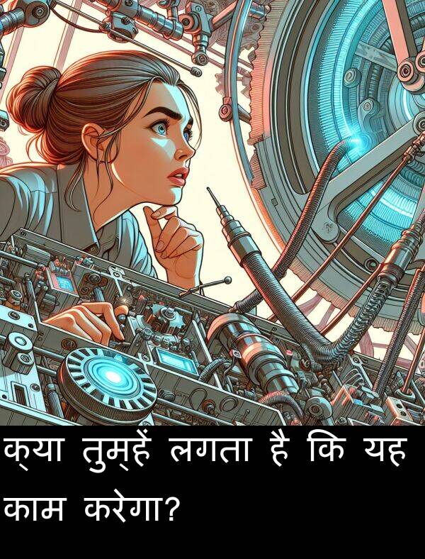 तुम्हें: क्या तुम्हें लगता है कि यह काम करेगा?